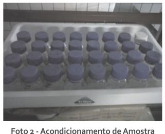 Acondicionamento das Amostras